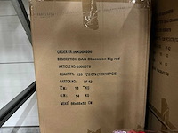 Partij obsession bags red 17/17x15/15x17cm (600x) - afbeelding 4 van  4