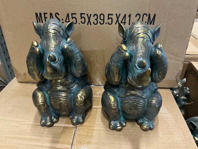 Partij olifanten beeldjes h18cm (74x) - afbeelding 1 van  2
