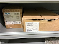 Partij onderdelen t.b.v. machinebouw in stalen vakkenkast (13x) - afbeelding 16 van  72