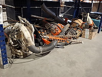 Partij onderdelen t.b.v tuingereedschap , o.a stihl, husqvarna en stiga