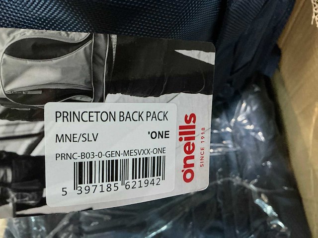 Partij oneills princetons back packs marine/silver (56x) - afbeelding 3 van  6