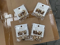 Partij oorbellen goud trendz (288x) - afbeelding 1 van  5