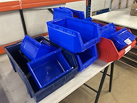 Partij opbergkratten, blauw/rood - afbeelding 4 van  5