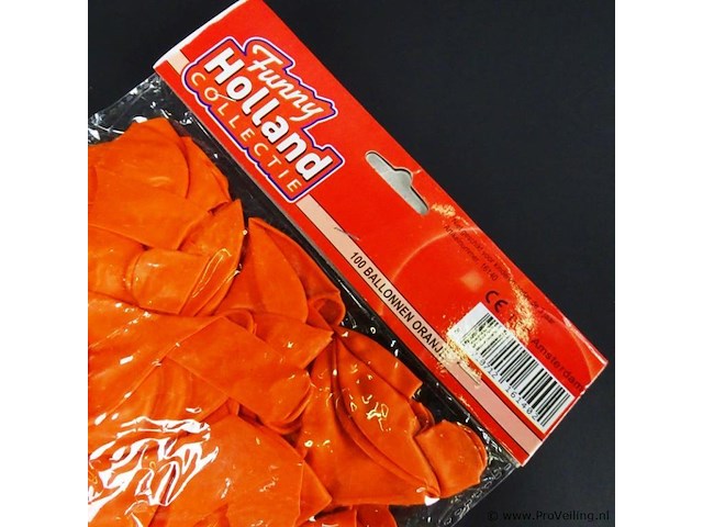 Partij oranje ballonnen - afbeelding 3 van  3