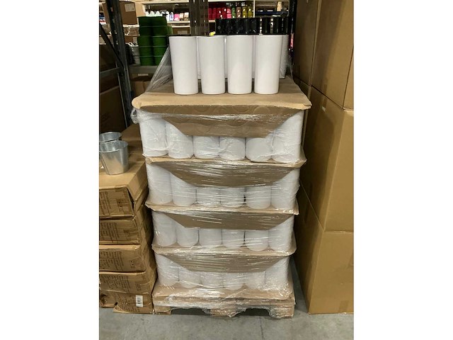 Partij orchidee cilinders h25cm mat-wit (208x) - afbeelding 2 van  4