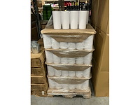 Partij orchidee cilinders h25cm mat-wit (208x) - afbeelding 2 van  4