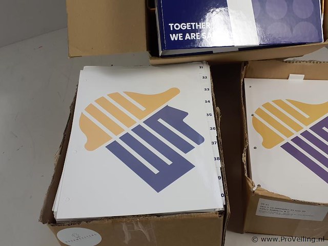 Partij ordners - 11 dozen & tabbladen - 2 dozen - afbeelding 3 van  6