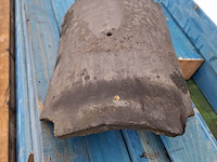 Partij oud gesmoorde friese dakpannen - afbeelding 2 van  9