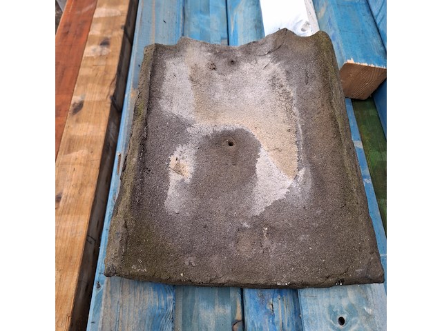 Partij oud gesmoorde friese dakpannen - afbeelding 3 van  9