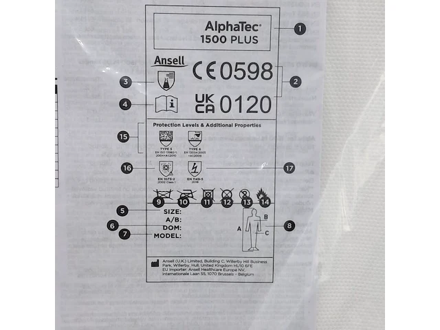 Partij overalls, alphatec - afbeelding 6 van  10