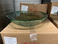 Partij paardekooper schalen vila d42/h12.5cm groen transparant (52x) - afbeelding 3 van  6