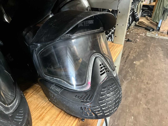 Partij paintball helmen (circa 66x) - afbeelding 1 van  5