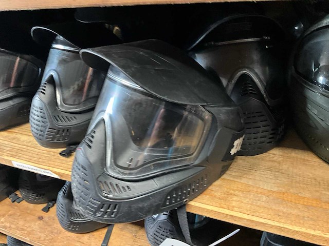 Partij paintball helmen (circa 66x) - afbeelding 2 van  5