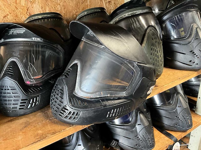 Partij paintball helmen (circa 66x) - afbeelding 2 van  4