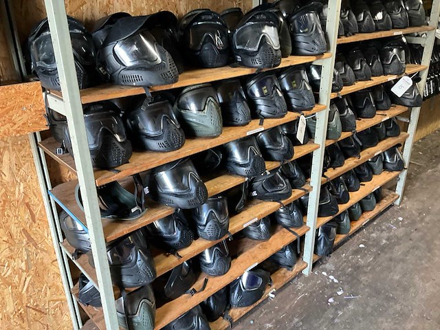 Partij paintball helmen (circa 66x) - afbeelding 4 van  4