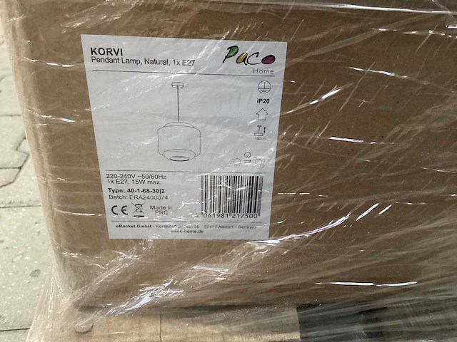 Partij pallet retouren - paco home lampen (48x) - afbeelding 7 van  10