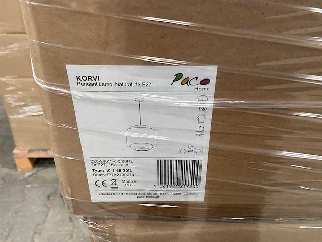 Partij pallet retouren - paco home lampen (77x) - afbeelding 4 van  8