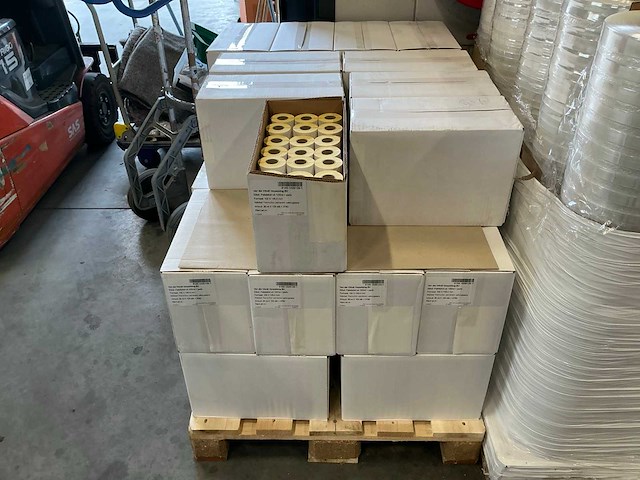 Partij palletlabels wit 105/rol+perfo 102x149,4mm (1224x) - afbeelding 3 van  4