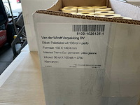 Partij palletlabels wit 105/rol+perfo 102x149,4mm (1224x) - afbeelding 4 van  4