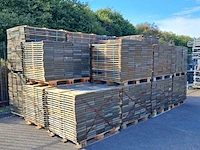 Partij palletranden t.b.v. blokpallets