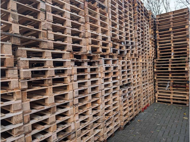 Partij pallets 120x80cm (500x) - afbeelding 4 van  5