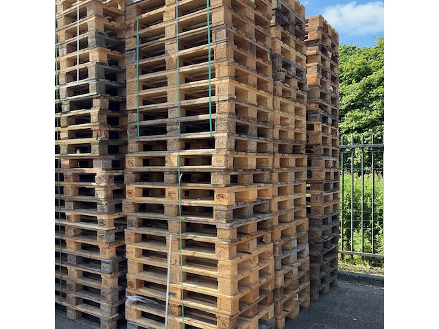 Partij pallets, o.a. euro - afbeelding 3 van  6