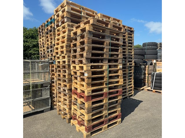 Partij pallets, o.a. euro - afbeelding 6 van  6