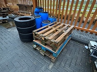 Partij pallets, oud ijzer en diversen - afbeelding 4 van  6
