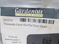 Partij pallisade blokken gardenlux - afbeelding 5 van  13
