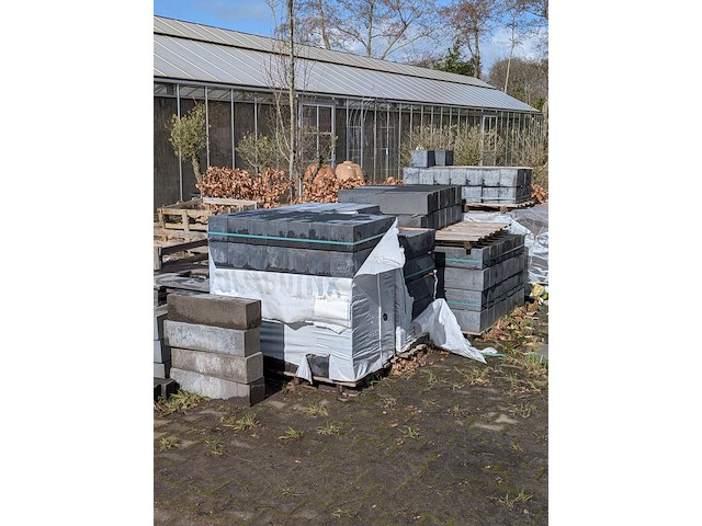 Partij pallisade blokken gardenlux - afbeelding 1 van  13