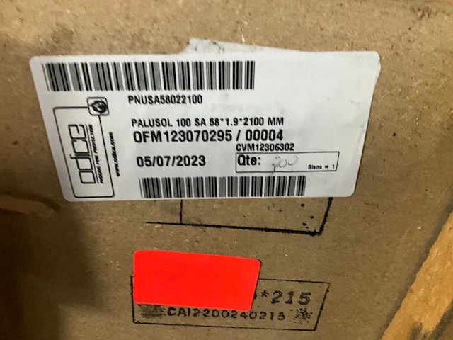 Partij palusol 100sa brandwerende afdichting plakstrips - afbeelding 5 van  6