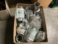 Partij panflex inox toesteladaptor rookgasafvoersysteem - afbeelding 1 van  5