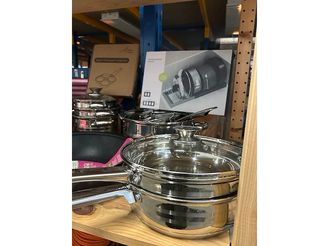Partij pannen en keukenbenodigheden, w.o. alora, tefal, blaumann - afbeelding 5 van  8