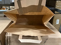 Partij paper bags 320x170x270mm brown (1750x) - afbeelding 3 van  6