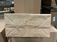 Partij paper bags 320x170x270mm brown (1750x) - afbeelding 4 van  6