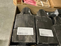 Partij paper carrier bags 14+8*21cm black (7000x) - afbeelding 1 van  6