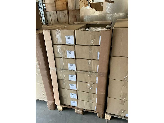 Partij paper carrier bags 14+8*21cm gold (7000x) - afbeelding 6 van  7
