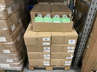 Partij paper carrier bags 14+8*21cm misty green (4700x) - afbeelding 3 van  5