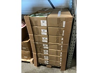 Partij paper carrier bags 14+8*21cm misty green (7000x) - afbeelding 3 van  4