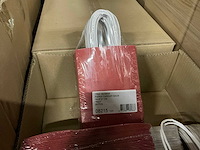 Partij paper carrier bags 14+8*21cm red (2925x) - afbeelding 5 van  5