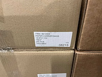Partij paper carrier bags 14+8*21cm red (7000x) - afbeelding 6 van  6
