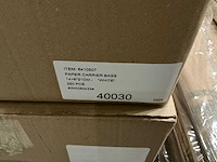 Partij paper carrier bags 14+8*21cm white (4250x) - afbeelding 6 van  6