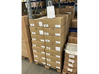 Partij paper carrier bags 14+8*21cm white (7000x) - afbeelding 4 van  6