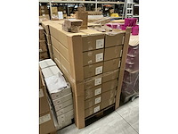 Partij paper carrier bags 14+8x21cm brown fsc unprinted (7000x) - afbeelding 4 van  5