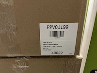 Partij paper carrier bags 18+8*22cm misty green (4000x) - afbeelding 5 van  5