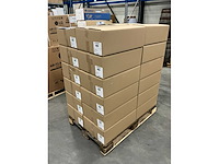 Partij paper carrier bags 18+8*22cm silver (6000x) - afbeelding 5 van  6