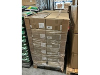 Partij paper carrier bags 18+8x22cm brown fsc unprinted (6000x) - afbeelding 3 van  5