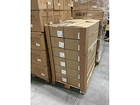 Partij paper carrier bags 18+8x22cm brown fsc unprinted (6000x) - afbeelding 2 van  5