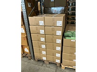Partij paper carrier bags 18+8x22cm brown fsc unprinted (6000x) - afbeelding 2 van  3