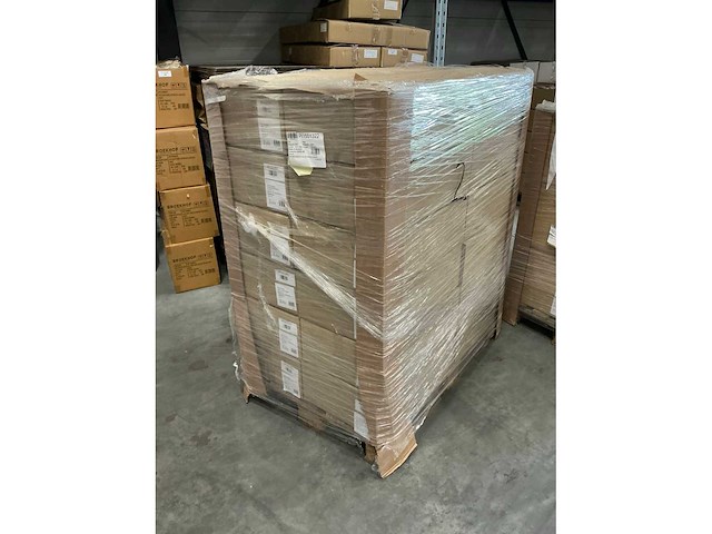 Partij paper carrier bags 18+8x22cm brown fsc unprinted (6000x) - afbeelding 3 van  5
